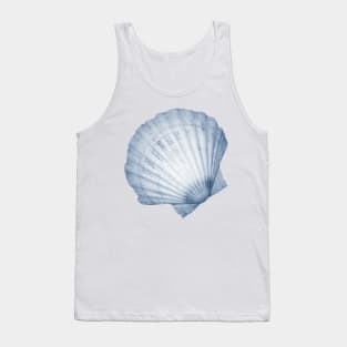 Blue fan seashell Tank Top